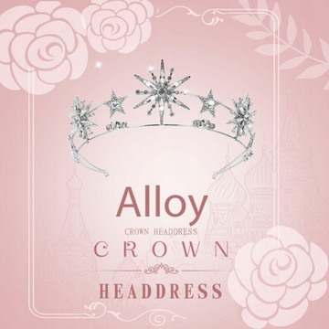 Диадемы Короны Женщины Звездный реквизит