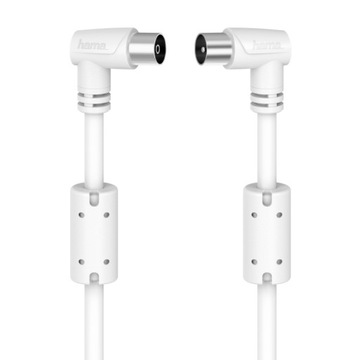 KABEL ANTENOWY KĄTOWY 90dB 3 m + filtr HAMA