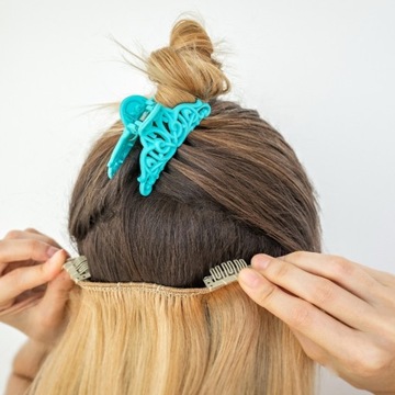 Metoda KANAPKOWA włosy naturalne TAPE ON 1SZT #1