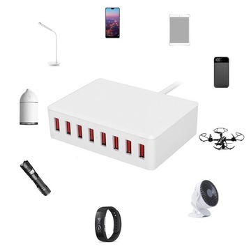 8-ПОРТОВОЕ USB-ЗАРЯДНОЕ УСТРОЙСТВО ДЛЯ ЗАРЯДНОЙ СТАНЦИИ ДЛЯ HUAWEI IPHONE