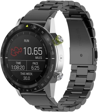 Yikamosi Pasek metalowy do Garmin Fenix 6