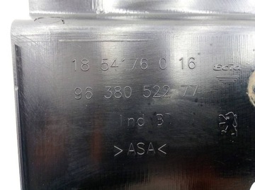 PEUGEOT 607 2001 9638052277 Z PŘEDNÍ MŘÍŽKA MASKA