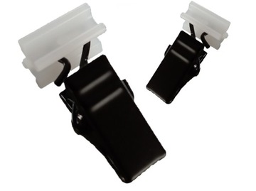 Металлическая ЛЯГУШКА с направляющей для SLIM ШТОРНОГО КАРДИНА