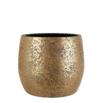 złote donice ceramiczne Clemente 32/25 cm DESIGN