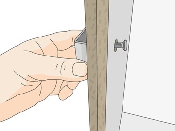 Полка подвесная настенная из OSB комплект КНАУФ L