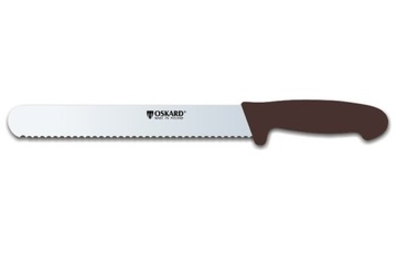 NÓŻ KUCHENNY GASTRONOMICZNY 25 CM, Z ZĄBKAMI