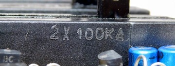 Плата потенциометра 2х100к А эквалайзера DIORA