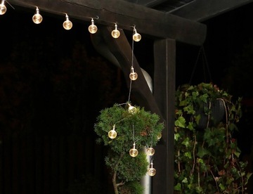 ZESTAW Girlanda Lampki + Baterie Żarówki 20 LED
