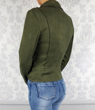 #КУРТКА-РАДИАТОР ЖЕНСКАЯ ЗАМШЕВАЯ - МОЛНИИ - ZARKA