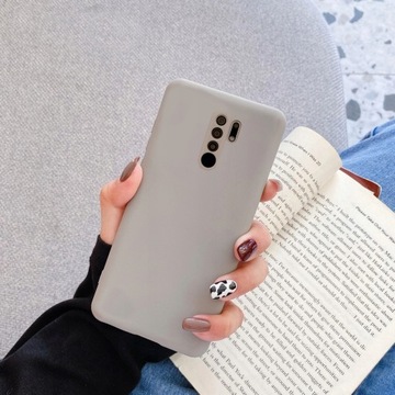 ETUI DO XIAOMI REDMI 9 SILIKON KOLOR CASE + SZKŁO