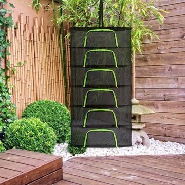 ВЕШАЛКА-СЕТКА ДЛЯ СУШКИ ТРАВ 6-СЛОЙНАЯ ПОДВЕСНАЯ СУШИЛЬНАЯ ПОЛКА