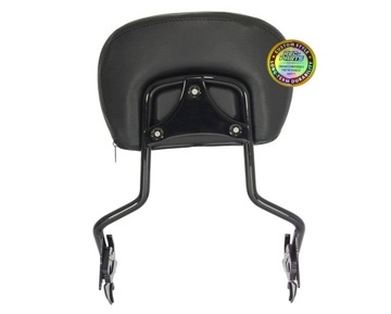 Черный пассажирский сисси-бар для Harley Touring 09-22