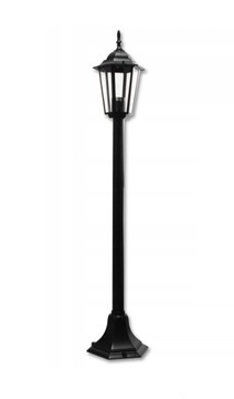 Victoria H100 lampa stojąca ogrodowa 1-punktowa czarna