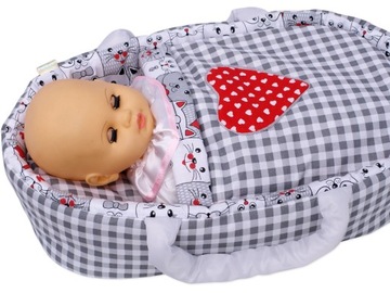 Nosidełko BOBO dla lalki do 45 cm nosidło posciel