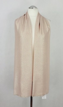 1 Элегантный ШАРФ С РОЗОВЫМ ЗОЛОТОМ к платью