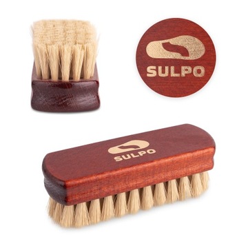 ЩЕТКА ДЛЯ ПОЛИРОВКИ КОЖАНОЙ ОБУВИ, ЛЕГКАЯ ЩЕТИНА, 12 СМ