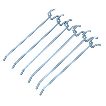 METALOWE HAKI MAŁE UCHWYTY DO TABLICY 51szt.