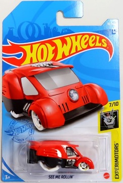 HOT WHEELS RESORAK AUTO SEE ME ROLLIN RED