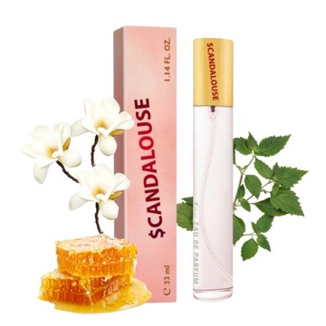 SCANDALOUSE PERFUMY DAMSKIE KWIATOWE ŚWIEŻE ZMYSŁOWE ELEGANCKIE TRWAŁE 33ml