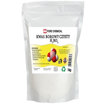 Kwas borowy Pure Chemical 500 g czystość 99,9 % PROSZEK DO BUTÓW STÓP