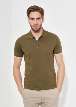 OCHNIK Zielona koszulka polo męska POLMT-0045A-54 3XL
