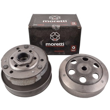 SPRZEGLO NAPEDU +dzwon do skutera 4T GY6 Moretti