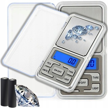 WAGA ELEKTRONICZNA JUBILERSKA KUCHENNA 0,01 - 500g
