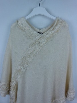 Свитер-пончо Quiz цвета экрю / универсальный S/M