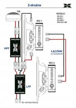 Комплект 2-полосных динамиков Excursion SX-6C dB 165