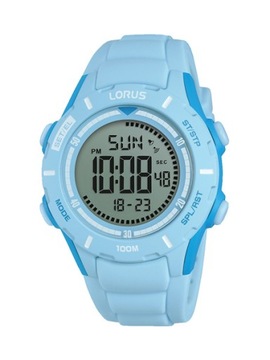 Damski zegarek Lorus cyfrowy niebieski R2371MX-9