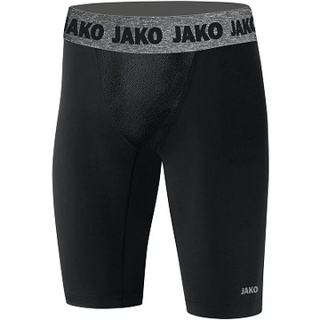 Spodenki kompresyjne szorty bokserki majtki Jako Compression 2.0 czarne r.S