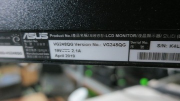 Игровой монитор Asus VG248QG со светодиодной подсветкой, 24 дюйма, 1920 x 1080 пикселей, TN