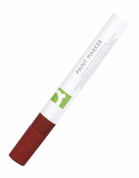 Marker olejowy Q-CONNECT czerwony 2-3mm okr.