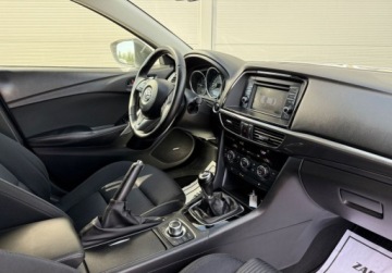 Mazda 6 III Kombi 2.2 SKYACTIV-D I-ELOOP 150KM 2015 Mazda 6 bezwypadekserwis aso1wlascicielorg lakierbiala perlajak nowa, zdjęcie 5