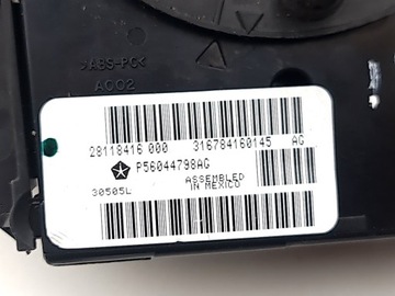 CHRYSLER GRAND VOYAGER V 2009 PÁSEK / KROUŽEK VÝZTUHA AIRBAG SRS