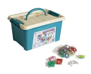 МАГНИТНЫЕ БЛОКИ МИКС В КОРОБКЕ ШАРИКИ + ТРЕК 78 ЭЛЕМЕНТОВ