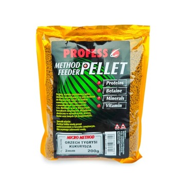 METHOD FEEDER PELLET 2MM ORZECH TYGRYSI KUKURYDZA MICRO METHOD PROFES KARP