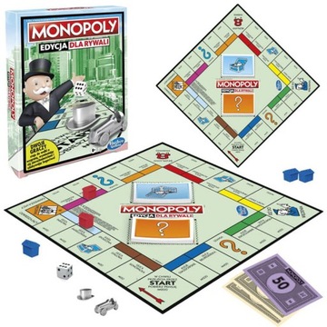 Gra MONOPOLY edycja dla rywali plansza karty