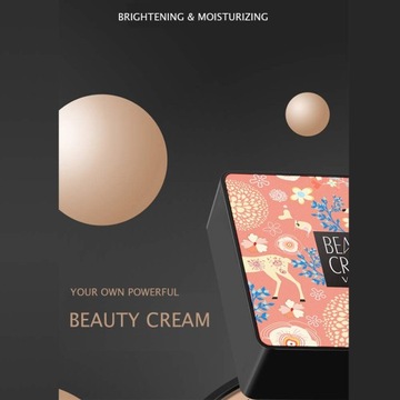 VENZEN Beauty Cream Clear Cover Натуральный макияж Питает Увлажняет