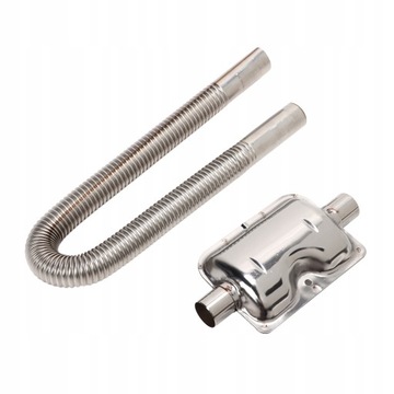 Выхлопная труба стояночного отопителя с глушителем