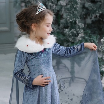 Платье Эльзы Elza + Корона Frozen BAL