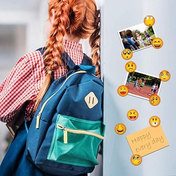 МАГНИТЫ НА ХОЛОДИЛЬНИК ЭМОЦИИ УЛЫБКИ 28 шт.