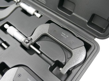 Микрометры 0-100 мм Установите 4x внешний микрометр