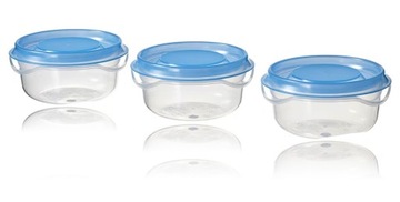 POJEMNIKI PUDEŁKA NA ŻYWNOŚĆ 70ml KOMPLET 3 SZTUKI IKEA PRUTA