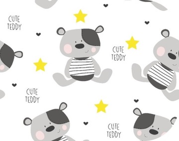 Pielucha Flanelowa 60x80 Miś Żółty