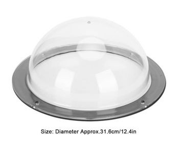 ПРОЧНОЕ ОКНО ЗАБОРА С АКРИЛОВЫМ КУПОЛОМ