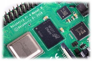 Одноплатный компьютер Raspberry Pi 4, 4 микрокомпьютера с тактовой частотой 1,5 ГГц, 8 ГБ ОЗУ, Wi-Fi