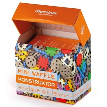 KLOCKI WAFFLE WAFLE MINI KONSTRUKTOR 300 MARIOINEX