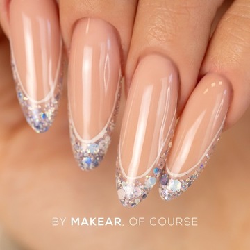 Makear PG03 Princess Gel Blue żel do zdobień paznokci brokatowy 5ml