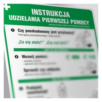 Skrócona instrukcja pierwszej pomocy PCV 24,5x35